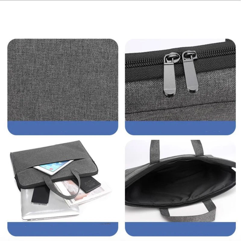 14 inch High Handbags Men HandBags Student Hand Bag for Women Bag Male Office