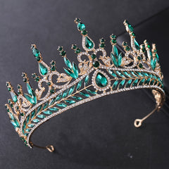 Baroque Rhinestone Crown Hairband Headband Wedding Party Favor