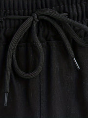 Women's High-Waisted Yoga Pants in Black