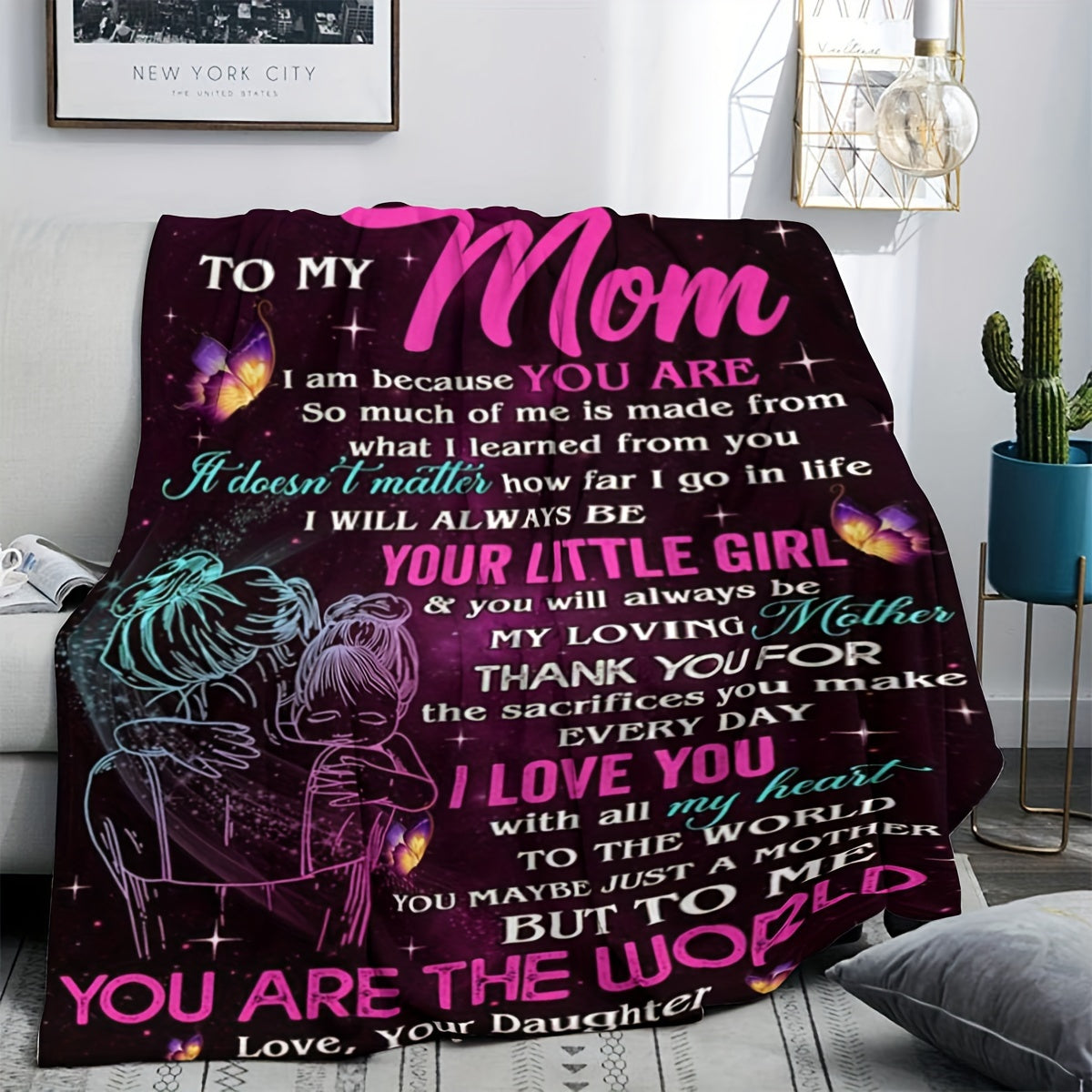 Mom's Creative Blanket - Home & Outdoor Use