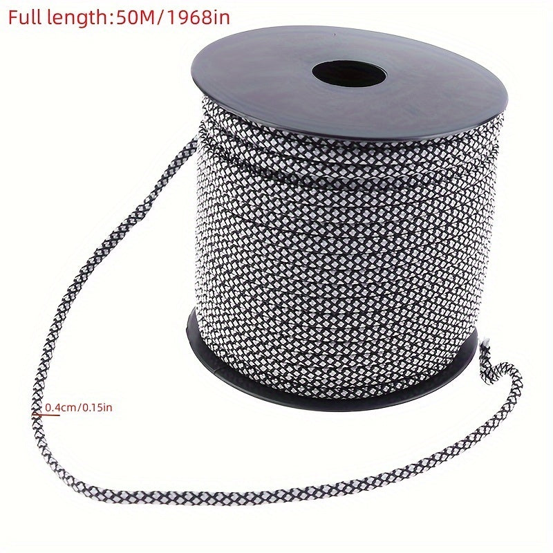 50m Reflective Guyline Tent Rope for Camping