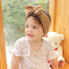 Thread Bow Baby Woolen Headband 0-3 Years