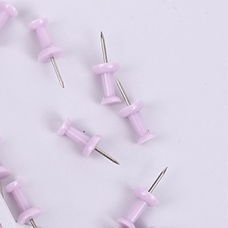 100pcs Macaroon Colored Push Pins for Bulletin Board