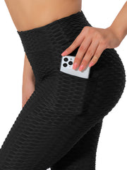 Breathable Yoga Pants With Side Pocket