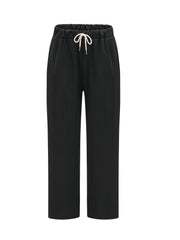 Casual Pants Women's High Rise Loose Fit Trousers With Pockets
