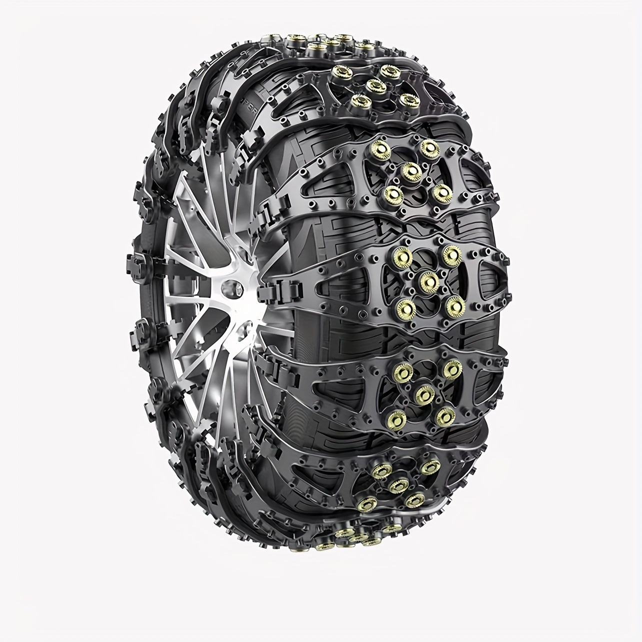 Car Anti-skid Chain for Snow Tires - Easy Installation & Durable