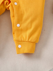 Animal 3D Shape Long Sleeve Romper Cotton Baby Girls Boys Jumpsuit