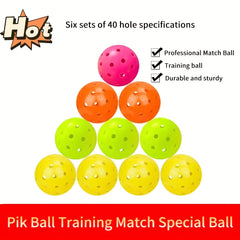6pcs Professional Pickleball Balls for Competition and Training