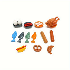 Food Building Blocks Set Compatible With Classic Toys