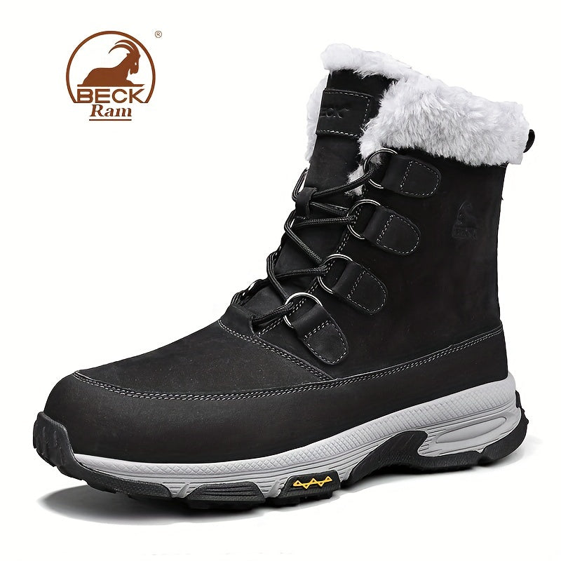 Men's Thermal Snow Boots Windproof Hiking Boots