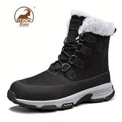Men's Thermal Snow Boots Windproof Hiking Boots