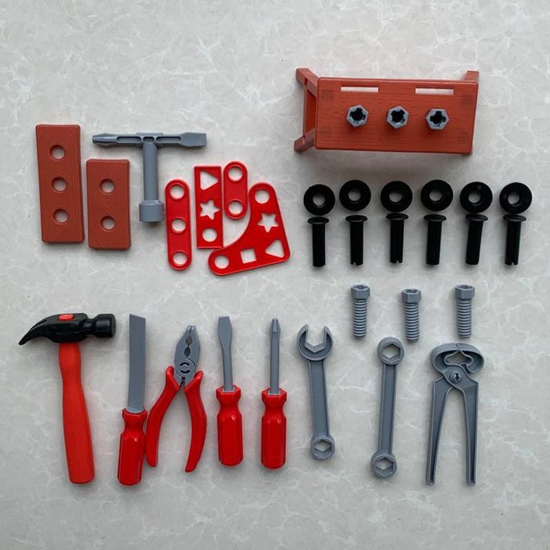 39pcs Repair Tool Box Set Wrench Screwdriver Repair House Toys