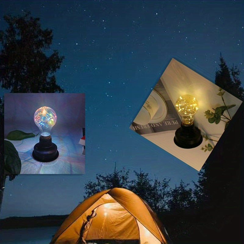 Retro Nursery Night Light Camping Tent Light Warm Alkaline Box Safe Decor