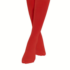 Opaque High Waist Slim Footed Pantyhose Women's Stockings