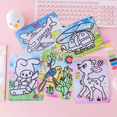 DIY Sand Painting Puzzle Handcraft Set