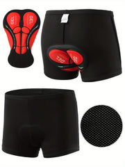 Men's Compression Cycling Shorts 3D Gel Padded Breathable Biking Pants