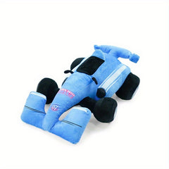 Red Racing Plush Toy Car Doll Pillow Stuffed Animal Home Decor