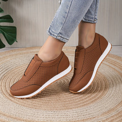 Women's Breathable Slip On Sneakers Outdoor Comfortable Walking Shoes