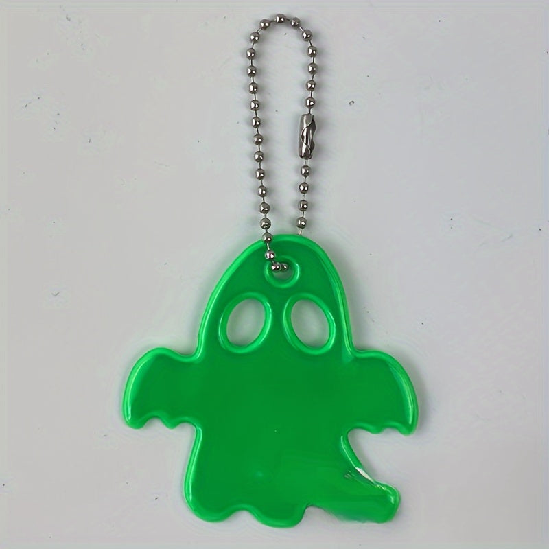 5pcs PVC Reflective Pendant Keychain - Fluorescent Key Chain Ornament