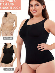 Compression Seamless Body Shaper Tank Top Solid Sports Activewear
