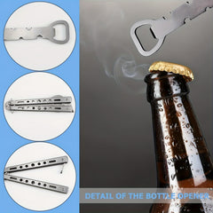 2pcs Portable Stainless Steel Bottle Opener - Bar Supplies