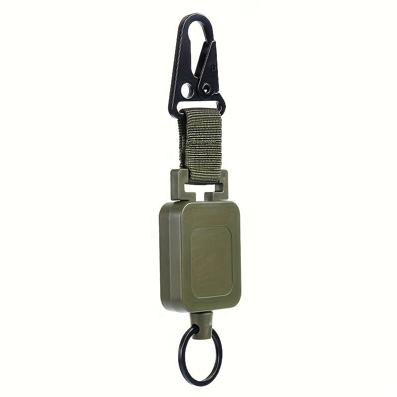 Retractable Keychain Buckle Steel Wire Rope Keyring