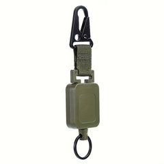 Retractable Keychain Buckle Steel Wire Rope Keyring