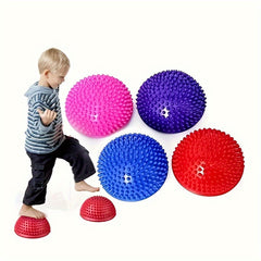 Fitness Yoga Ball PVC Sensory Training Ball Half Round Balance Training Ball