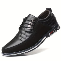 Men's Plaid Smart Casual Oxford Dress Shoes Lace-up Formal Oxford Shoes