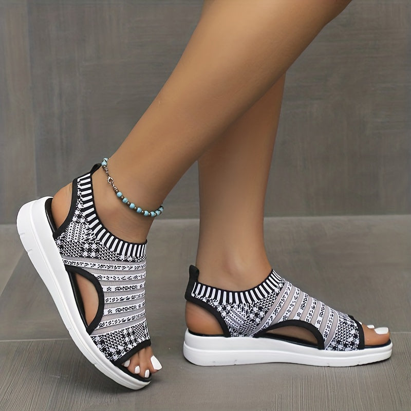 Women's Summer Flat Sandals One Buckle Outdoor Sandals