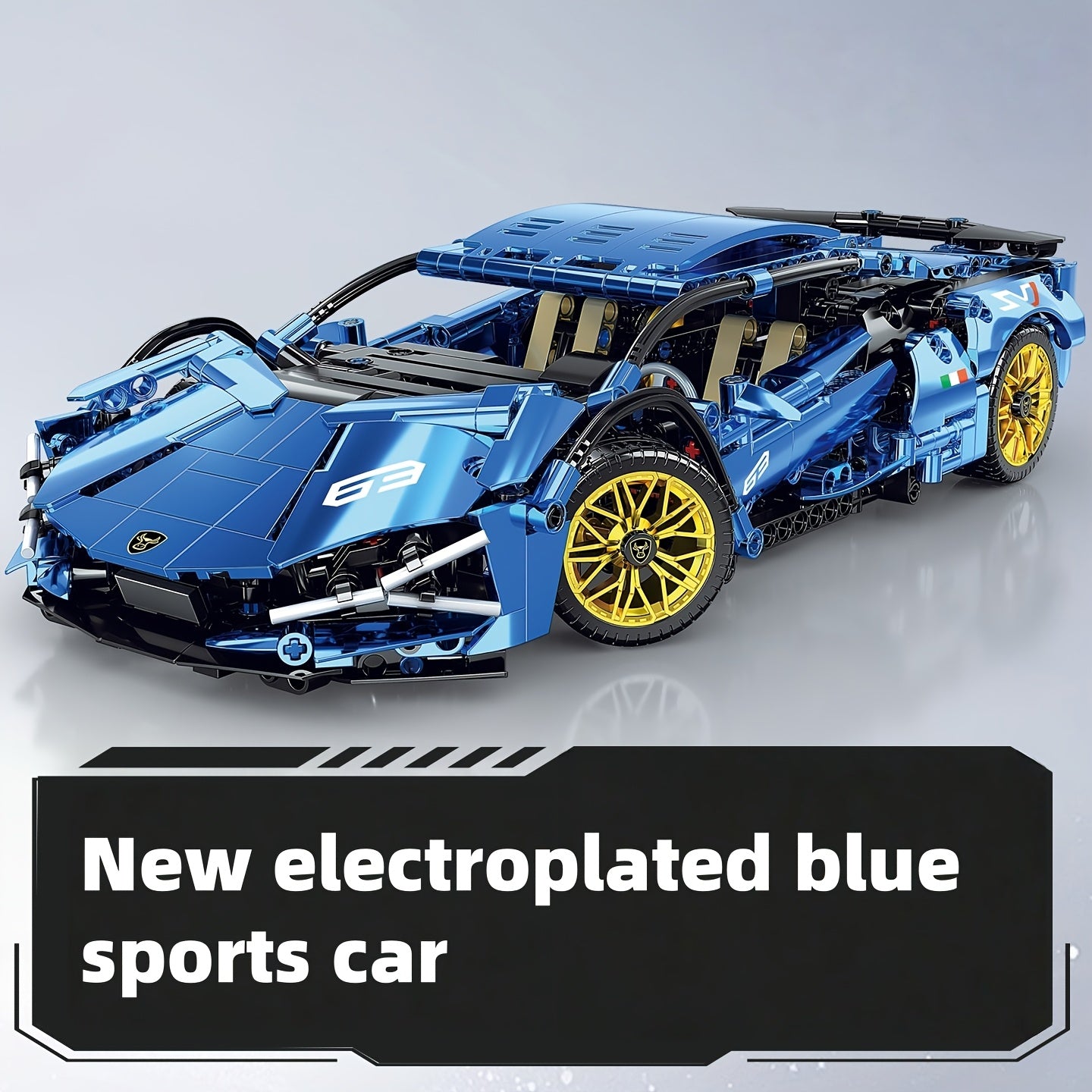 1314pcs Sports Car Building Blocks Set 1:14 Scale Large Model Toy