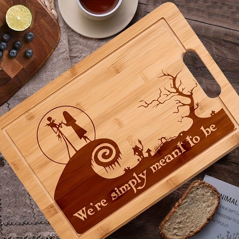 Bamboo Cutting Board Chopping Board with Juice Grooves