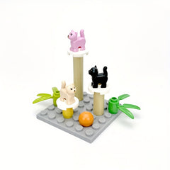 Animal Building Blocks Cat Blocks Kitten Toy for Kids