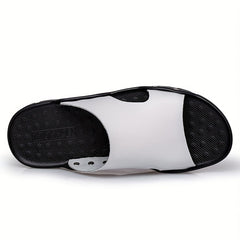 Men's Faux Leather Non Slip Sandals for Summer