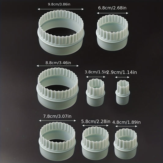 8 Piece Biscuit Mold Set Cookie Cutter for Birthday Party