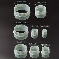8 Piece Biscuit Mold Set Cookie Cutter for Birthday Party