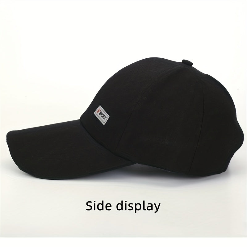 Unisex Hat Plain Curved Sun Visor Hat Outdoor Dustproof Baseball Cap