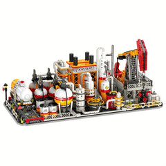 Chemical Plant Series Pumping Machine Building Blocks Set