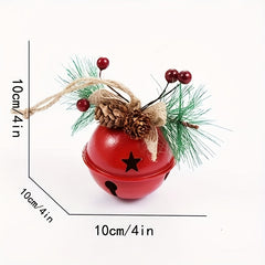 1pc Christmas Bell Decor Holiday Home Decoration Pendant
