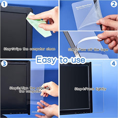 Multifunction Monitor Memo Board Transparent Side Panel For Office Home