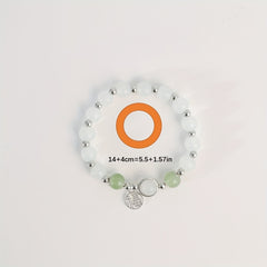 Artificial Jade Blessing Bracelet for Good Fortune, Ideal Gift