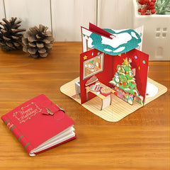 Christmas Pop up Book Greeting Card DIY