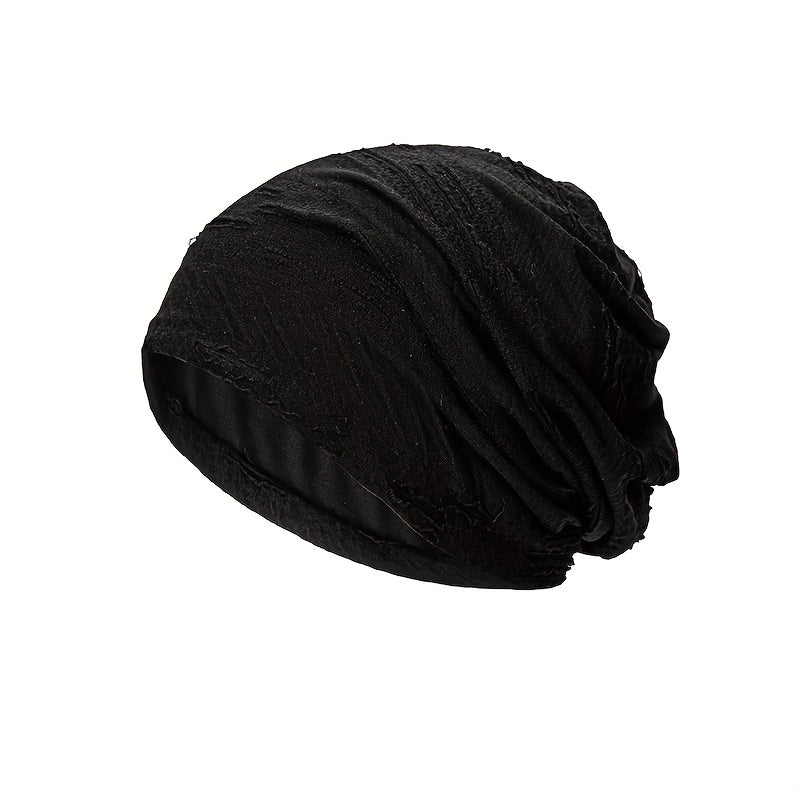 Warm Pile Hat Cold Hat Mens And Womens Pullover Hat Beanie Hat