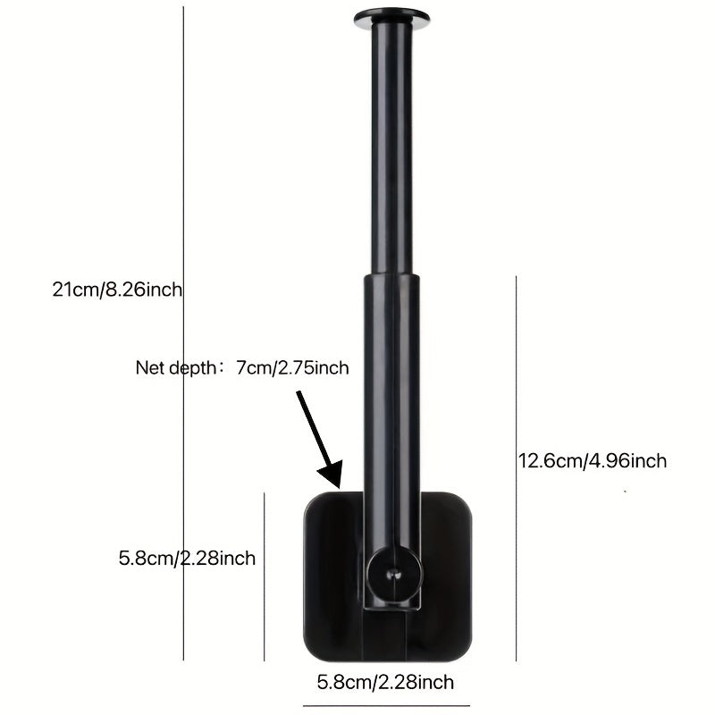 Retractable Paper Towel Holder Kitchen Plastic Wrap Dispenser