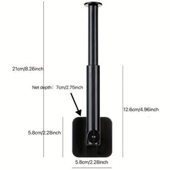 Retractable Paper Towel Holder Kitchen Plastic Wrap Dispenser