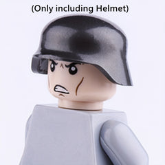 12pcs Mini Building Block Character Warrior Helmets DIY Dressing Toys