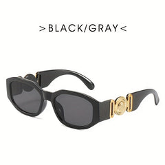 Polygon Sunglasses Retro UV400 for Women Men