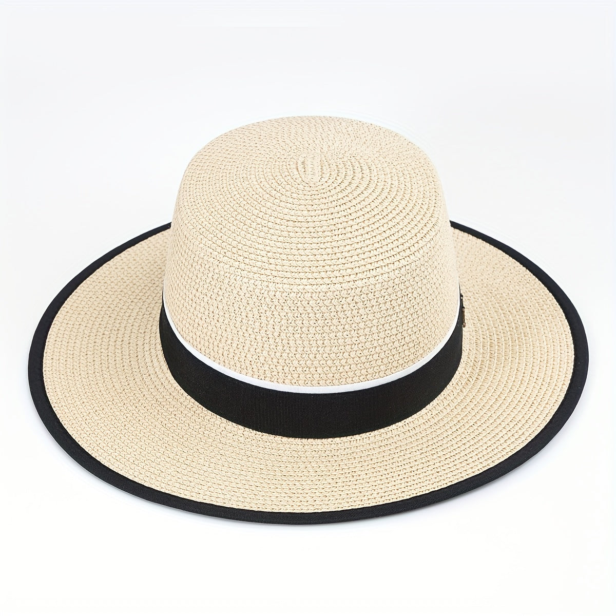 Classic Sunshade Straw Hat Outdoor Beach Seaside Hat Men Women