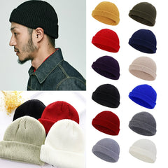 Men's Winter Casual Ski Knitted Hat - Christmas Gift