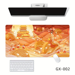 Large Chinese Style Rubber Mouse Pad Non-slip Table Mat